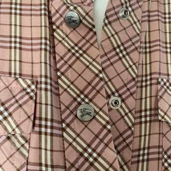 Burberry blue label button down plaid shirt - Picture 2 of 5